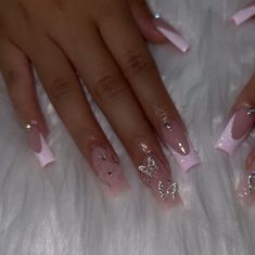 Y2k Simple Nails, Simple Nails Almond, Crazy Acrylic Nails, Girly Acrylic, Tropical Nails, Long Acrylic Nail Designs, Nails Now, Girly Acrylic Nails, Simple Acrylic Nails