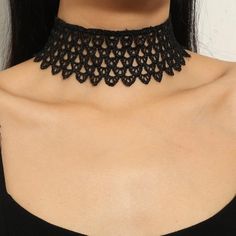 This Unique Piece Is A Wonderful Addition To Your Wardrobe And Your Style; Sure To Get Lots Of Compliments! Gshmve00000m48h Black Beaded Choker, Chic Black Party Choker, Summer Party Black Jewelry, Summer Party Choker, Black Jewelry For Summer Evenings, Black Jewelry For Spring Party, Black Evening Jewelry For Summer, Black Summer Evening Jewelry, Gothic Party Choker