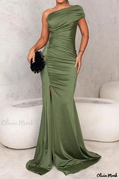 Olivia Mark - Elegant Maxi Dress with Sleeveless Design and Mermaid Hem Elegant Maxi Dress, Bodycon Maxi Dresses, Hip Dress, Evening Gowns Formal, Daily Dress, Evening Wear, Women's Fashion Dresses, Occasion Dresses, Elegant Dresses