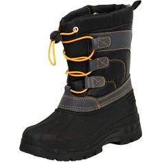 Norty Toddler, Little and Big Boy's and Girl's Snow Boots, Let your kids frolic in the snow or wet ground when it's colder out and stay dry, Side zipper for easy on and off with a lace front featuring an adjustable toggle closure, The black and royal colors have an adjustable front strap and not zipper. Fleece lined boot gives then extra warmth and comfort in the cold weather conditions, Rugged outsole for extra traction, All man made materials, Made in China, #43033 Size: medium.  Color: Gray. Kids Winter Boots, Warm Winter Boots, Girls Snow Boots, Kids Snow Boots, Insulated Boots, Royal Colors, Snow Boot, Winter Snow Boots, Big Kid