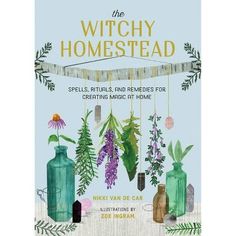 the book cover for the witchy homestead