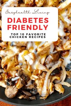 Our most popular diabetes-friendly one pan chicken recipes you can make in less than 30 minutes. Chicken Philly to Mexican queso chicken, we have all your favorites! #diabeticdiet #lowcarb #healthyrecipes #chickenrecipe One Pan Chicken Recipes, Mexican Queso, Queso Chicken, Chicken Philly, Pan Chicken Recipes, Leftover Chicken Recipes, Favorite Recipes Chicken, Low Carb Veggies