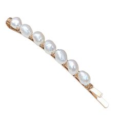 Our freshwater pearl hair slide is ideal for brides, bridesmaids, for any wedding/event or holiday. Made by hand in our UK studio using gorgeous real baroque freshwater pearls on a gold coloured metal hair slide. Ideal for bridesmaid gifts! Available as a longer 90mm version and also in silver.  Double up and wear two slides at the same time or mix and match with our 90mm Alyssa hair slide!  All Kiri & Belle pieces are carefully handmade in the UK using the highest quality materials. Celebrating Gold Pearl Clip-on Earrings For Wedding, Gold Pearl Drop Clip-on Earrings, Gold Pearl Drop Clip-on Earrings For Formal Occasions, Formal Bridal Pearl Clip-on Earrings, Gold-plated Drop Pearl Earrings, Clip-on, Designer Hair Accessories, Hair Slide, Pearl Hair, Gold Hair