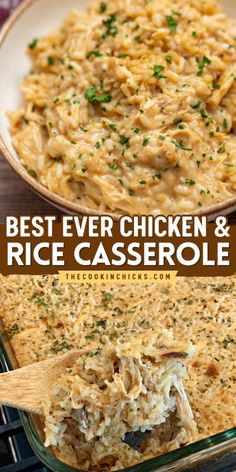 the best ever chicken and rice casserole recipe