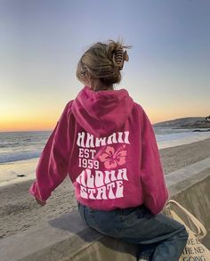 Cool Sweatshirts, Surfergirl Style, Hawaii Hoodie, Adrette Outfits, Hoodie Aesthetic, Trendy Hoodies, Cute Hoodie, Dream Style