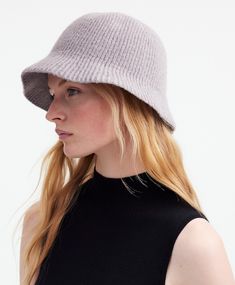 Fuzzy-Knit Bucket Hat | Madewell Madewell Hats, Knit Bucket Hat, Bucket Hat Outfit, Fuzzy Bucket Hat, Women's Hats, Outfits With Hats, Outfits Fall, Fall 2024, Baseball Caps