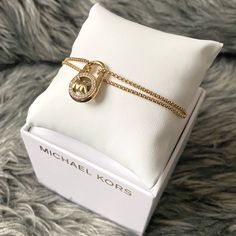 Beautiful Michael Kors Gold Plated Slider Adjustable Bracelet With Pave Padlock With Mk Logo Brand New In Mk Gift Box With Tag And Booklet. Michael Kors Bracelet, Pave Bracelet, Life Vision, Silver Heart Bracelet, Girls Stuff, Michael Kors Jewelry, Buckle Bracelet, Stainless Steel Bangles, Mk Logo