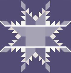 an abstract geometric design in purple and white