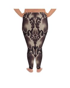 Celebrate your stylish individuality the next time you strike a yoga pose in the Gearbunch Anaconda Snake Skin Plus Size Leggings, printed in range of earthy brown colors,These leggings have a wide waistband and a body-flattering fit that will make you feel super comfortable even during the most intense workouts.Be Happy, Be Bright, Be You with Gearbunch Available in sizes XXL (2XL), XXXL (3XL), XXXXL (4XL), XXXXXL (5XL), XXXXXXL (6XL) Anaconda Snake, Earthy Brown, Yoga Pose, Plus Size Leggings, Yoga Shorts, Anaconda, Wide Waistband, Printed Leggings, Fashion Lover