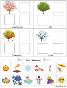 the worksheet for learning how to write and draw words in french with pictures