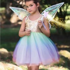 Beautifully Made Trish Scully Fairy Dress. Cotton Lined (No Itch) Sequined Top With Multilayered Tulle Skirt. Fairy Dress Costume, Trish Scully, Lace Frocks, Fairy Princess Costume, Kiss Costume, Girls Fall Dresses, Fairy Halloween Costumes, Toddler Dresses, Fairy Dresses