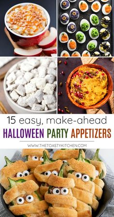 halloween party appetizers that are easy to make