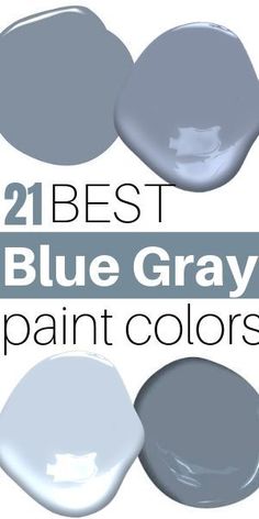 the best blue gray paint colors