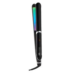 Feel the rainbow!, The InfinitiPRO by Conair® 1-inch Rainbow Titanium Flat Iron protects against heat damage, and controls frizz for smooth, shiny results! Extra-long, floating plate provide better contact and faster styling. | InfinitiPro by Conair 1-inch Rainbow Titanium Flat Iron Titanium Straightener, Paraffin Bath, Bonnet Hair Dryer, Compact Hair Dryer, Titanium Flat Iron, Curling Brush, Travel Hair Dryer, Detangling Hair Brush, Hair Frizz