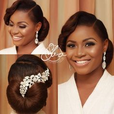 ��� Black Wedding Hairstyles, Bridal Hair Inspiration, Hairdo Wedding, Special Occasion Hairstyles, Bride Magazine, Braut Make-up