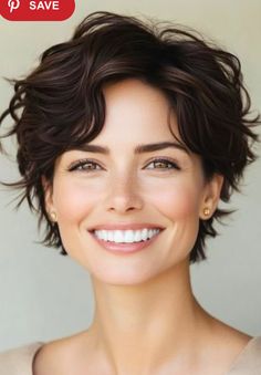 Pixie Bob Curly Hair, Short Wavy Layered Bob, Pixie Haircut For Wavy Hair Natural, Pixie For Thick Wavy Hair, Short Wavy Haircuts Pixie, Pixie Wavy Haircut, Pixie Formal Hairstyles, Short Hairstyle Women Layers, Pixie Haircut For Wavy Hair