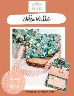 the sewing pattern for this purse is easy to sew