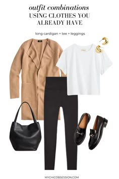 Outfits That Go With Loafers, Relaxed Office Outfits Women, Womens Winter Outfits, Plane Outfit, Walmart Outfits, My Chic Obsession, Classic Outfits For Women, Look Legging