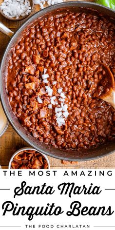 the most amazing santa maria pintoni beans recipe