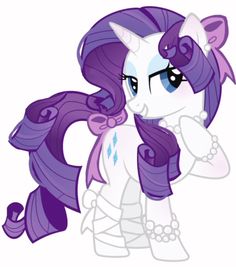 a pony with purple hair and blue eyes is standing in front of a white background