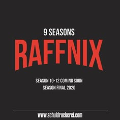 the title for season 10 of netflix's upcoming series, raffnix