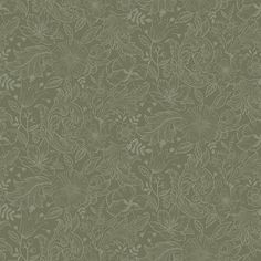 Sample Wilma Green Floral Block Print Wallpaper Block Print Wallpaper, Wallpaper Warehouse, A Street Prints, Floral Block Print, Linen Wallpaper, Wallpaper For Sale, Green Backdrops, Manhattan Comfort, Blue Backdrops