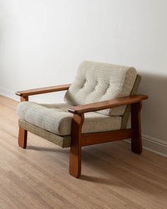 Experience the ultimate comfort and style with our 1970's Danish Teak Armchairs. These timeless and substantial armchairs feature a chunky silhouette and Adirondack style, making them a perfect addition to any relaxed space. The textured chenille contrast upholstery creates a luxurious feel, while the button details on the seat enhance the overall design. SIZE H 31" x W 33.5" x D 33" SEAT HEIGHT 16.5" SOLD AS Pair MATERIAL Teak, Chenille ORIGIN Denmark Sweden 1970's NOTES Wear on floor lamp is consistent with age and use. Brass with natural patination, a few small dings and spots of oxidation. Water spots and scuffs to wood. Soiling to shades but hoenstly adds patina and character. **CONTACT US FOR A SAME DAY SHIPPING QUOTE PRIOR TO ORDERING** When purchasing this piece you will be charged Lone Fox, Pantry Furniture, Adirondack Style, Scandinavian Armchair, Teak Armchair, Living Room Furniture Chairs, Water Spots, Soft Cheese, Cozy Throws