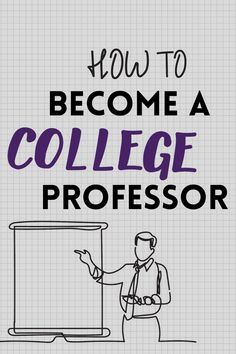 how to become a college professor