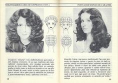 70s Hair Rollers Tutorial, 70s Curl Pattern, 1975 Hairstyles, 70s Curls Tutorial, Vintage Curler Pattern