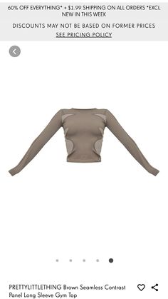 Prettylittlething Finds, Fitted Cropped Tops By Zara, Fitted Seamless Y2k Tops, Fitted Cropped Y2k Top, Skims Fits Everybody Long Sleeve, Zara Fitted Long Sleeve Knit Top