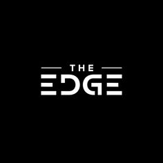 the edge logo on a black background