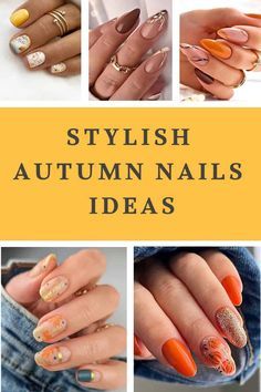 Silhouette Nails, Fall Nail Art Ideas, Festive Nail Designs, Latest Nail Designs, Elegant Nail Art, Fall Manicure, Fall Nail Art Designs, Holiday Nail Designs, Cute Nails For Fall