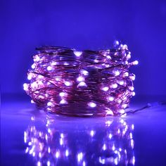 Create dazzling displays of light with these versatile fairy lights. Perfect for adding a touch of magic to gardens, patios, or special events, these weather-resistant lights transform any space with their captivating glow. Ebern Designs Bulb Color: Purple | Ebern Designs Geomar 33' Outdoor LED 100 - Bulb Fairy String Light 0.1 H x 33.0 W in white in Purple | 33" L | Wayfair Banquette Seating Restaurant, Purple Wall Collage, Silver Wedding Decor, Lit Party, Seating Restaurant, Idea For Room, Purple Fairy, Acorn Crafts, Light Up Bottles