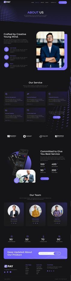 iZPAY - Mobile App & Fintech Startup Elementor Template Kit Wordpress Template Design, Luxury Website, Wordpress Templates, Color Schemes Design, Website Design Wordpress, Fintech Startups, Portfolio Web Design