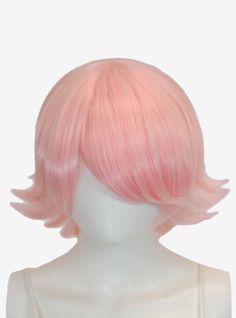 Style Bangs, Clown Core, Layered Wig, Character Clothing, Epic Cosplay, Short Layered, Pink Wig, Short Layers, How To Style Bangs