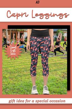 This fun tropical color feather pattern design features on a dark background has a black waistband. A fun design for lounging, yoga and other activities. A special gift idea for a birthday, back to school, new fitness endeavor or other special occasion. Feather Pattern Design, Tropical Colors, Feather Pattern, Pink Coral, Dark Background, Printed Leggings, Dark Backgrounds