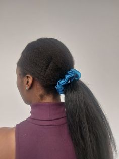 Turquoise Satin Scrunchie, Hair Tie, Hair Accessory, Satin Elastic Band, Women's Hair Accessory, Gift for Her, Satin Hair Holder Introducing the Turquoise Satin Scrunchie, the must-have hair accessory for women. Made from high-quality satin fabric, this scrunchie adds a touch of elegance to any hairstyle. Whether you're rocking a messy bun or a sleek ponytail, this satin hair tie will effortlessly elevate your look. The soft and smooth texture of the satin fabric helps prevent hair breakage and Prevent Hair Breakage, Hair Holder, A Messy Bun, Tie Hair, Hair Accessories Collection, Scrunchie Hair, Sleek Ponytail, Hair Breakage, Women's Hair