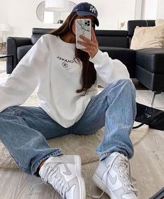 Streetwear Fashion Outfits, Streetwear Outfit Ideas, Looks Pinterest, Outfits Streetwear, Trendy Streetwear, Tomboy Style Outfits, Simple Trendy Outfits