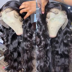 Brazilian Body Wave Lace Front Wigs for Black Women Human Hair 13X4 Transparent Full HD Lace Frontal Wig Loose Deep Wave Wig 16inches-China-150% Full Lace Front Wigs, Brazilian Hair Wigs, Virgin Hair Wigs, Black Curly Hair, 360 Lace Wig, Lace Front Human Hair, Lace Closure Wig