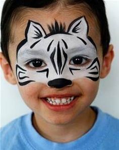 farm animal face paint - Google Search Easy Face Painting Designs, Fairy Face, Animal Face Paintings, Makeup Zombie, Face Painting For Boys, Face Painting Tutorials