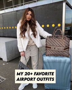 Fall Airport Outfit, Winter Airport Outfit, Aeroplane Outfit, Airport Outfit Spring, Winter Airport, Best Travel Outfits For Women