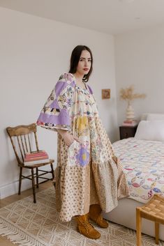 Embroidered Dress Diy, Dress Winter 2023, Old Armchair, Snowy Window, Life In Pieces, Homemade Clothes, Pattern Layout, China Hutch, Heirloom Quilt