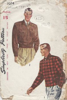 an older man is wearing a plaid shirt and pants