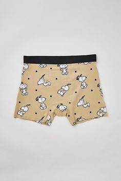 Allover pattern boxer brief with a Snoopy motif. Fitted silhouette cotton with a stretch elastic waistband. Features Snoopy pattern boxer brief Stretch cotton fabrication Elastic waistband Content + Care 95% Cotton, 5% spandex Machine wash Imported | Peanuts Snoopy Boxer Brief in Khaki, Men's at Urban Outfitters Peanuts Snoopy, Boxer Briefs, Xmas Gifts, Stretch Cotton, Urban Outfitters, Elastic, Snoopy, Fabric, Pattern