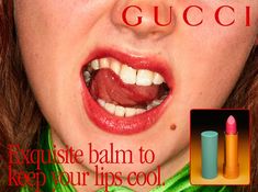 Lipstick Ad, Gucci Makeup, Beauty Rules, Makeup Ads, Perfect Teeth, Martin Parr, Lipstick Collection, Beauty Lipstick, Alessandro Michele