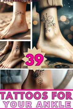 tattoos for your ankle and foot