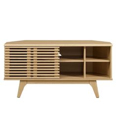 the sideboard is made out of wood