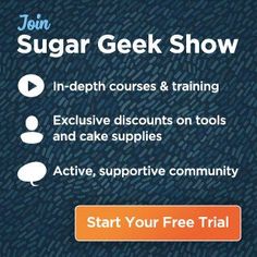 the sugar geek show is coming to an end on march 29, 2013 and it's time to get started today