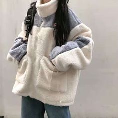 FREE SHIPPING ON ALL ORDERS OVER $50 | 100% SATISFACTION GUARANTEED Click "ADD TO CART" To Get Yours Now | Up To 60% OFF ✨ Indulge in cozy chic with Arimonz Teddy Bear Fur Hoodie JacketThis Faux Lamb Fur Coat embraces you in warmth, while the oversize hoodie and bomber design add a trendy edge. Crafted with faux lamb fur, this jacket wraps you in warmth while making a bold fashion statement. A cozy blend of comfort and style for the modern woman Features: 📌 Soft, Comfortable, and Warm📌 Trendy Kawaii Teddy Bear, Plus Size Streetwear, Wool Jackets Women, Harajuku Women, Velvet Sweater, Plush Coat, Fur Hoodie, Black Ripped Jeans, Fleece Coat