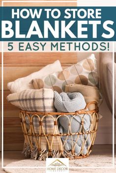 If you own any number of blankets, you’ve probably wondered, “What’s the best way to store them?” Storing items properly is an essential part of extending their life and making sure they’ll continue looking new for years to come. In this post, we’ve collected some of the best ways to store all types of blankets […] White And Wood Kitchens, Blanket In Basket, Blanket Storage Living Room, Baskets For Blankets, Hot Pink Throw Pillows, Small White Kitchens, Store Blankets, Living Room Blanket, Pillow Storage